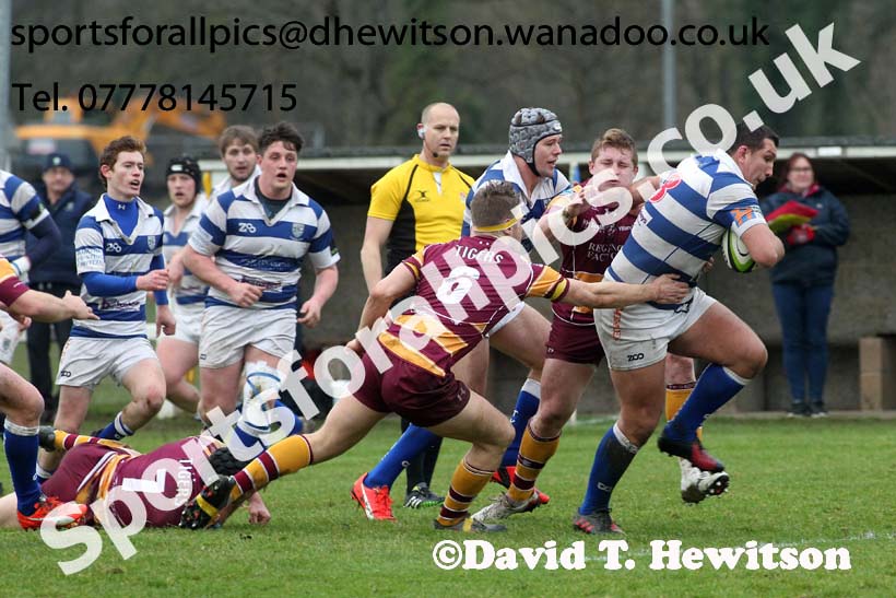 Tynedale v Sedgley Park, Tynedale Park, Corbridge, Northumberland. Photo: David T. Hewitson/Sports for All Pics
